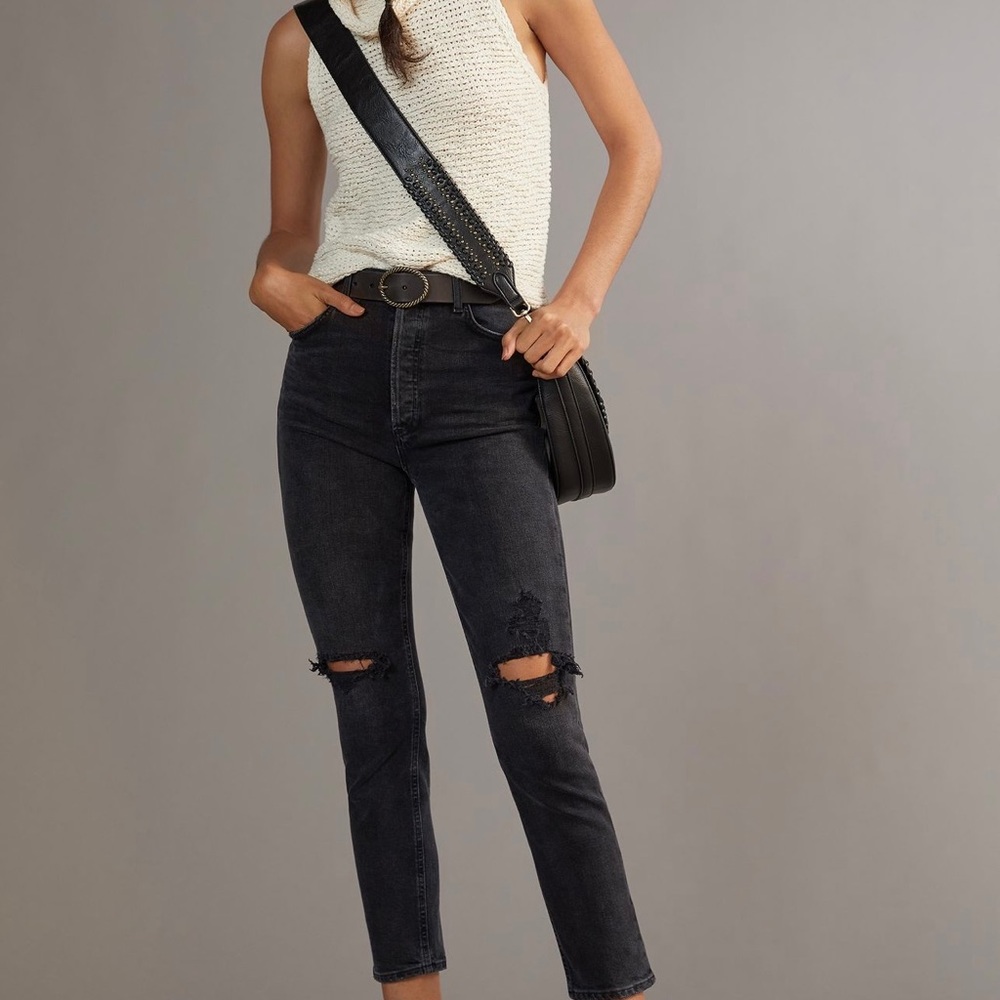 Agolde Nico high rise straight slim in size 27